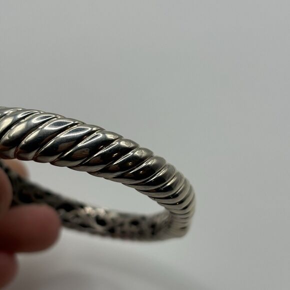 Robert Manse Designs 925 Sterling Silver 18k Accents Bracelet Cuff - Picture 5 of 5